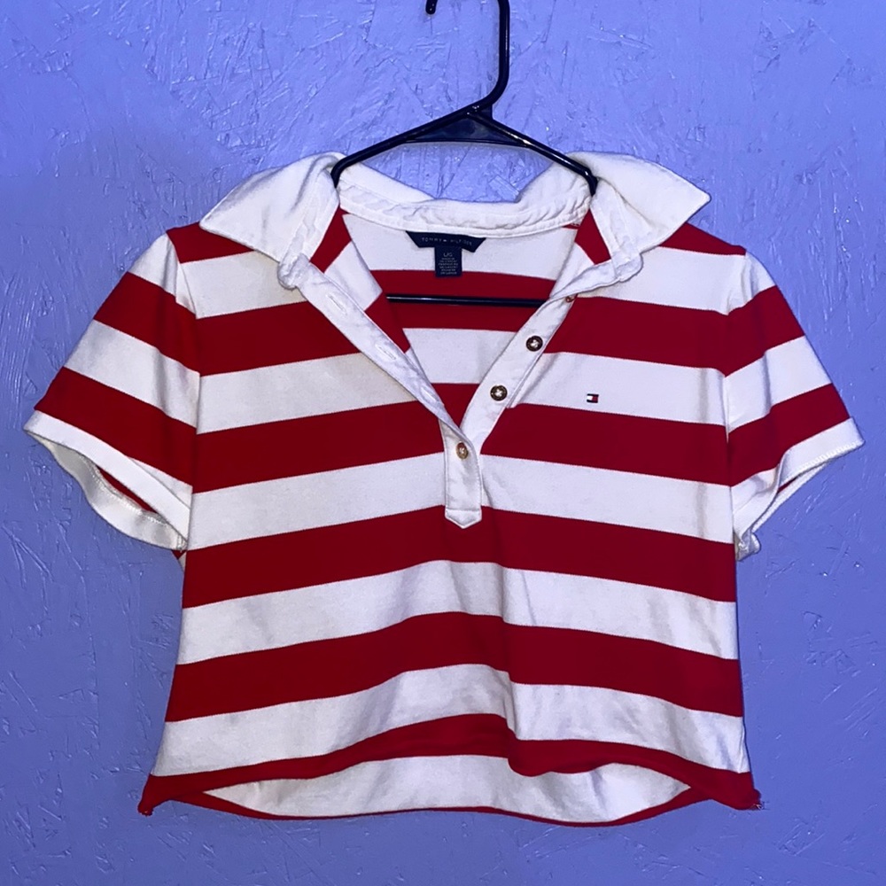 Cropped Tommy Hilfiger half button